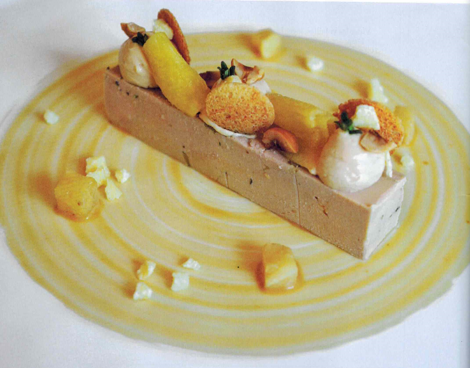 Foie gras ananas